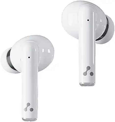 Ambrane Dots Asta True Wireless Earbuds with 36 Hours Playtime, 8 Hours Playtime on single charge,Made in India, Instant pairing with Bluetooth V5.1, Voice Assistance, Easy Touch Controls, IPX4(White)
