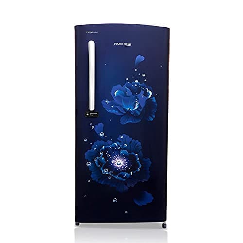 Voltas beko 195 L Direct Cool Single Door 3 Star Refrigerator (Fairy Flower Blue, RDC215CFBSX/EXTH)