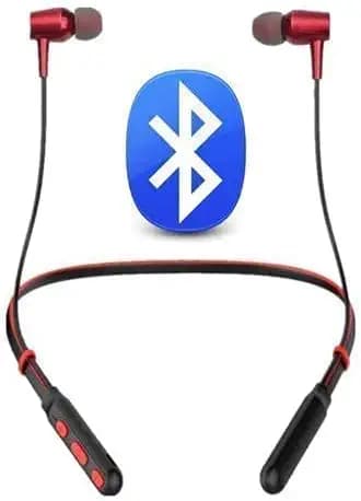 BOCXN XZ B11 Wireless Bluetooth Neckband in Ear Headphone Stereo Headset with Mic, Vibration Alert for All Smartphones - Multicolor