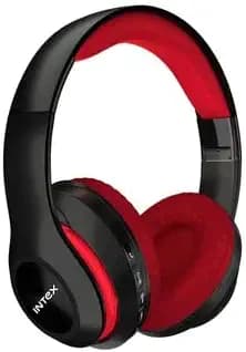 Intex Roar 301 On Ear Wireless Headphones with Upto 10 Hours of Playback time with Mic and Dual Modes (Flame Red)