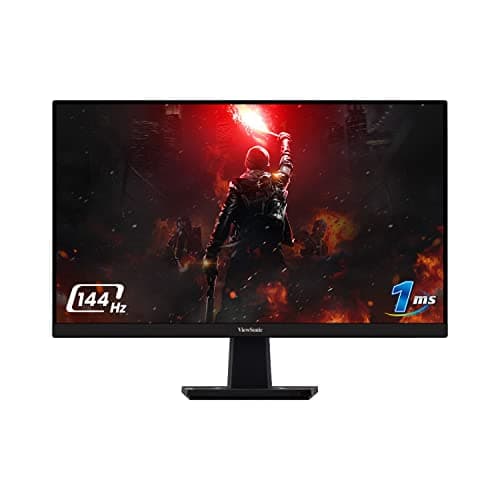 (Renewed) ViewSonic VX2405-P-MHD 24 Inch SuperClear® IPS Panel Gaming Monitor, Full HD 1080p, 144 Hz 1 ms AMD FreeSync™ Premium, Three Side Borderless, ViewMode, Dual Speakers, Dual HDMI, DP