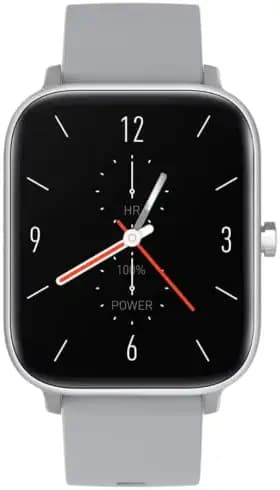qor9 Alpha Pro Smartwatch for Men & Women with in-Built Game, Real time Spo2 & Heart Rate Monitor, Sleep Tracking, 100+ Watch Faces, 10 Days Battery Life with Power Saver (Silver)