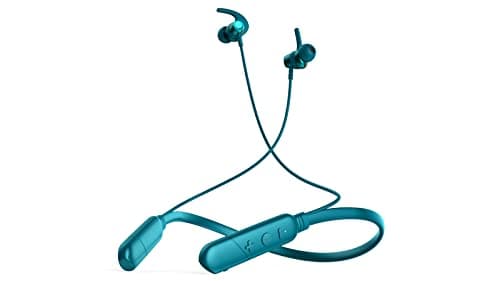 EKKO UNPLUG N05 - Neckband With ENC Call Noise Cancellation, Low Latency Of 80 Milli Seconds, PLAYBACK TIME 30 HOURS, MAXX BASS, PROMPTO CHARGE (Support Fast Charging), WITH CALL VIBRATION, CHARGING SUPPORT TYPE C Siri & Google Assistant Activate (TEAL)