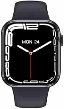 ZND W17 Series 7 Smartwatch For Best Products By MK New with NFC - Double Features - Super Build Quality, BT Calling, BT Camera, Music Heart Rate Sports Activity, M Active app (Black Strap, Free Size) (Black)