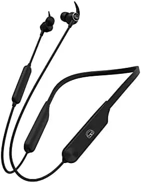 EKKO UNPLUG N06 - Neckband With ENC Call Noise Cancellation, Low Latency Of 40 Milli Seconds, PLAYBACK TIME 100 HOURS, MAXX BASS, PROMPTO CHARGE (Support Fast Charging), 10 min charge 10 hours PLAYBACK, CHARGING SUPPORT TYPE C Siri & Google Assistant Activate (BLACK)
