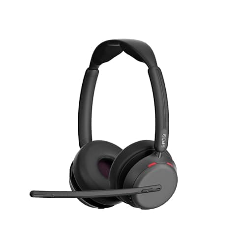 EPOS Impact 1061 Advanced Wireless Headset - Dual-Sided, AI Voice Clarity, BrainAdapt Comfort, High Durability for Long-Term Use in Dynamic Office Env...
