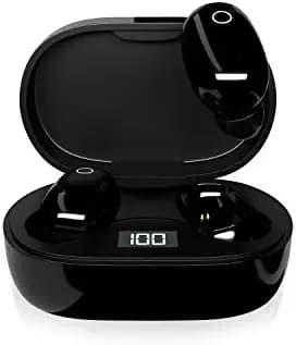 Intex Airstuds Flair in-Ear True Wireless Bluetooth Headphones (TWS) with Smart Touch Control (Coal Black)