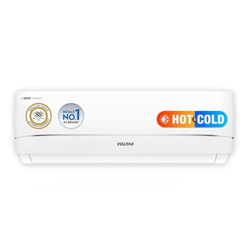 Voltas 1.5 ton, 3 Star, Hot & Cold Inverter Split AC (Copper, 4-in-1 Adjustable Mode, Anti Fungi Technology, Voltas SAC 183VH Vectra Zenith Silver)