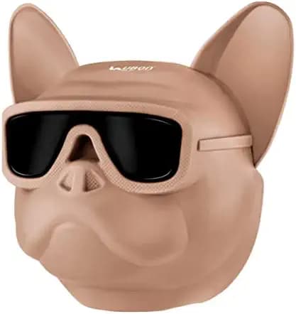UBON Wireless Party Speaker, Bull Dog DG-47, Portable Bluetooth Speaker with 4Hrs Non-Stop Music, Support FM Radio, USB & TF Card, AUX Input, Portable Speaker for Travel, Home & Outdoor Party (Beige)