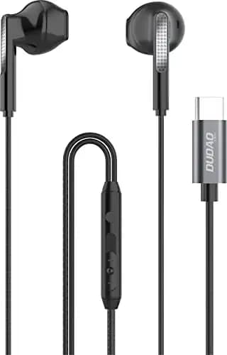 DUDAO X3RPO USB Type-C Devices Super Bass earplugs Design Stereo Headset with Hi-Fi Audio Supports only Type-C Devices