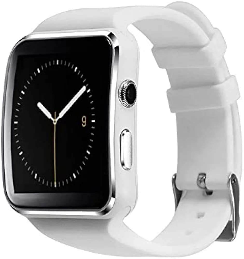 TechKing X6 Curve Display Bluetooth Smartwatch with Camera and Sim Card Support with Touch Screen Multilanguage Fitness Band for Smartphones