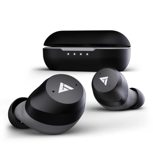 Boult Audio Airbass Z10 with 30Hrs Playtime, IPX7 Waterproof, Lightning Boult™ Fast Charging (10mins=100Mins), BoomX™ Tech Rich Bass, Touch Controls, Voice Assistant TWS Earbuds with Mic (Grey)