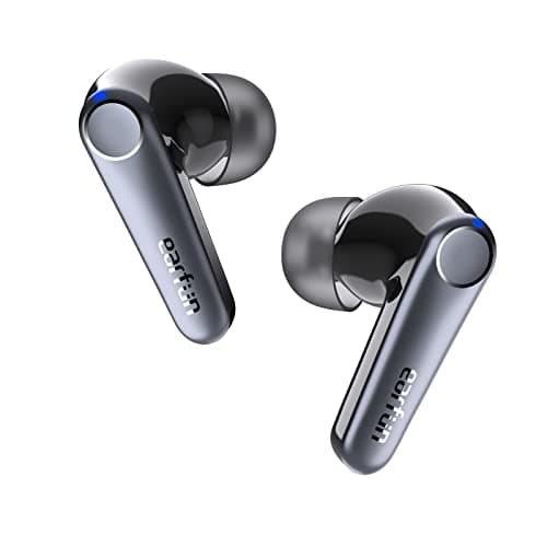 EarFun Air Pro 3 ANC Earbuds Bluetooth Wireless, Qualcomm® aptX™ Adaptive Sound, 6 Mics CVC 8.0 ENC Wireless Earbuds, Bluetooth 5.3 TWS Earbuds, Multipoint Connection, 45H Playtime, App Customize EQ