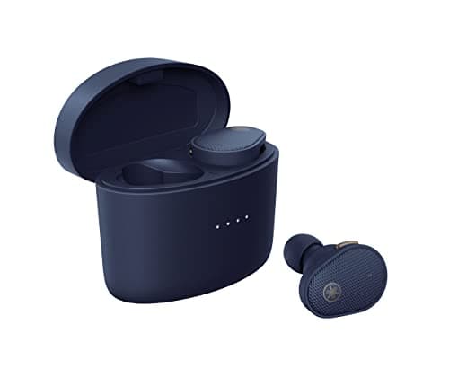 Yamaha TW-E5B True Wireless Earbuds | True Sound, Bluetooth, aptX Adaptive, Built-in Microphones for Clear Voice Calls, Ambient Sound and Listening Care | Blue