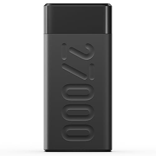 Ambrane 27000mAh Powerbank, 22.5W Fast Charging, Triple Output (2 USB & 1 Type C), PD, Quick Charge for iPhone, Android & Other Devices, Made in India...