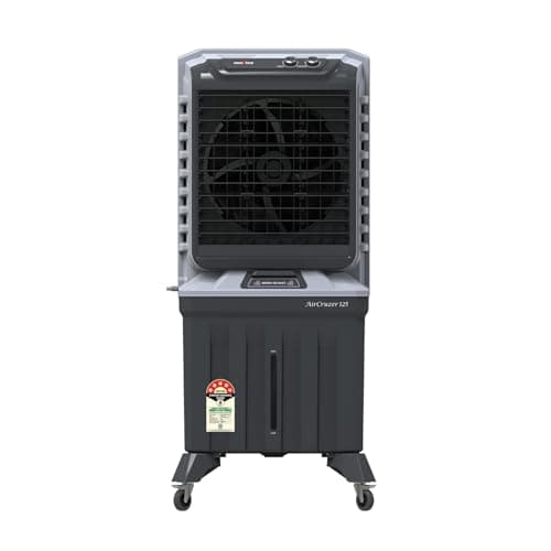 Kenstar AirCruzer 125L Desert Air Cooler|125L Tank|Honeycomb Cooling Pads|60 ft Air Throw|3-Speed Control |Water Level Indicator|5 Star BEE Rated|5-Ye...
