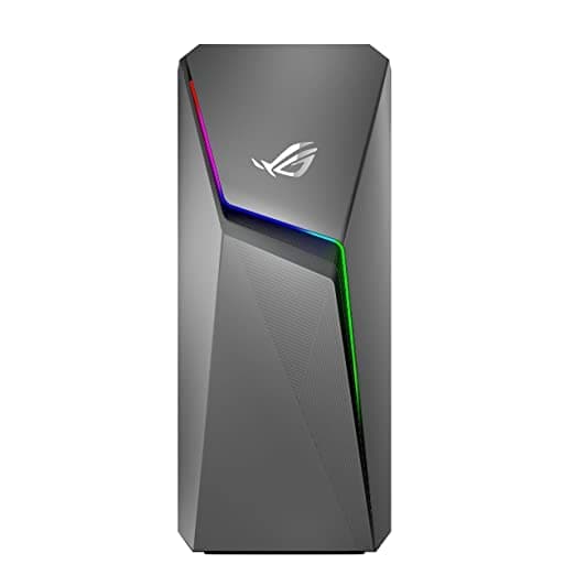 ASUS ROG Strix G10DK, 6 Core AMD Ryzen 5 5600X 5th Gen Gaming Desktop, (8GB/1TB HDD + 256GB SSD/6GB NVIDIA GeForce GTX 1660 Ti Graphics/Windows 11/with Keyboard & Mouse/Gray/8 Kg), G10DK-R5600X082W