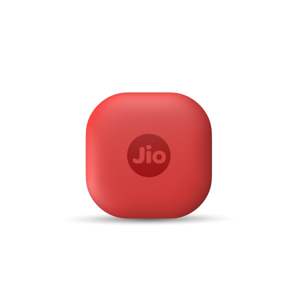 JioTag Air-BLE Tracker F11X |Lost & Found Tracker |Works on Apple Find My & JioThings |Find, Remind, Lost Modes |Global Tracking|Loud 120 dB Sound| BT...