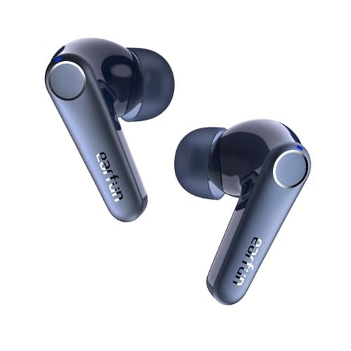 EarFun Air Pro 3 ANC Earbuds Bluetooth Wireless, Qualcomm® aptX™ Adaptive Sound, 6 Mics CVC 8.0 ENC Wireless Earbuds, Bluetooth 5.3 TWS Earbuds, Multipoint Connection (Navy Blue)