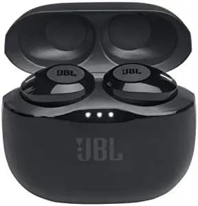 (Renewed) JBL Tune 120 Bluetooth Truly Wireless In Ear Earbuds with Mic (Black)