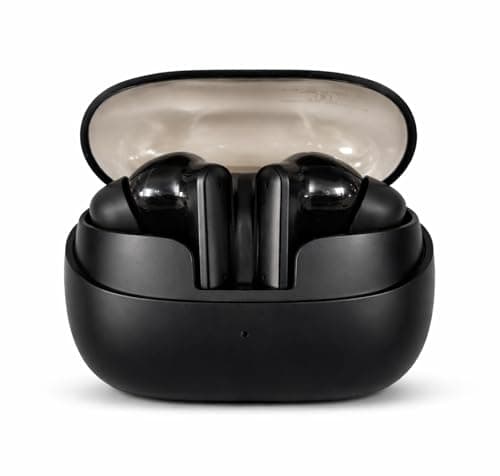 Wave Truly Wireless Earbuds with 40H of Playtime, Quad Mic with ENC, Instacharge, 13Mm Driver, Low Latency, BT V5.2 (Black)