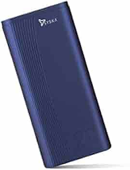 Syska P2028J 20000 mAh High Density Li-Polymer Power Bank (Blue)