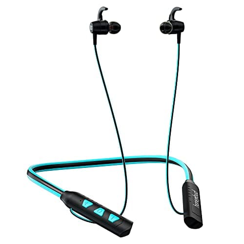 Honeybud Beatzz Marathon Neckband with 10mm Powerful Driver, Voice Assistant, IPX-4 Sweat Resistance, Up to 25 Hours of Playback time, Bluetooth V5.2, Type C Fast Charging (Black Blue)