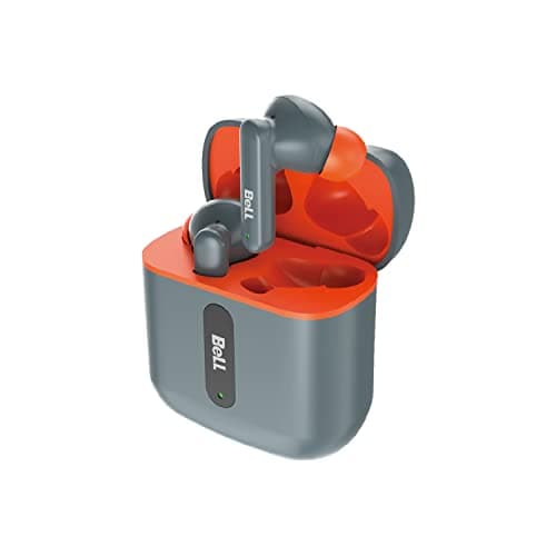 BeLL Pod Master A2 True Wireless Bluetooth Earbuds in Ear Headset with Charging Case and 30hrs Playtime, Touch Sensor Active Noise Cancellation Earbud (Red)