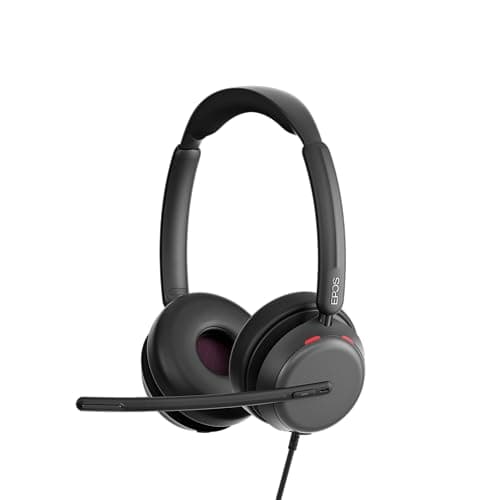 EPOS Impact 860T ANC - Advanced Noise Cancelling Headset for Open Office Environments, Super Wideband Audio, USB-C Connectivity, Certified for Microso...