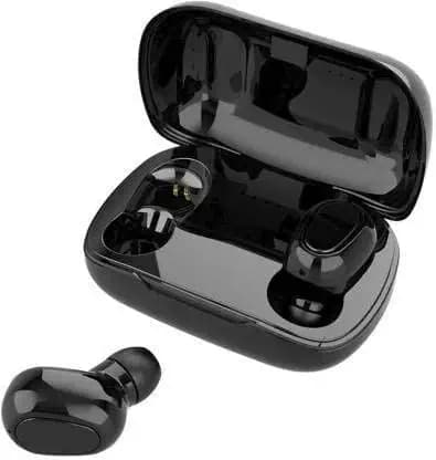 Bluetooth Earbud TWS L21 Wireless Earphones Bluetooth Headphones 5.0 Mini Stereo Earbuds Sport Headset Built-in Micphone All Smart Phone Mobile (Black