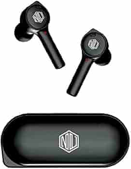 Nu Republic Anthem X3 True Wireless Earbuds, BT V5.0, Up to 20hrs Play Time, Touch Control, Water Resistant, Voice Assistant with Mic-Black