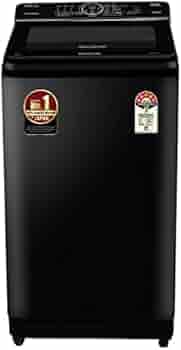Panasonic 8 Kg Wifi  Fully-Automatic Top Loading Smart Washing Machine (NA-F80X10PRB, Pure Black, Compatible with Alexa)