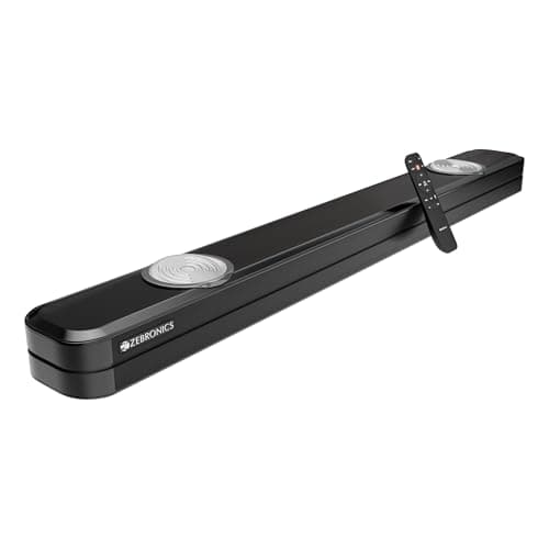 Zeb-Juke BAR 3650 PRO Wireless Bluetooth Single Soundbar with Supporting Wall Mount, USB, AUX, Coaxial in, HDMI ARC & Remote Control. (100 Watt, 2.2 Channel)
