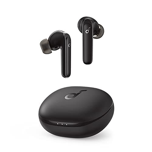 soundcore by Anker R50i Black True Wireless (TWS) Earbuds 10mm Drivers with Big Bass, Bluetooth 5.3, 30H Playtime, IPX5-Water Resistant, AI Clear Calls with 2 Mics, 22 Preset EQs via App