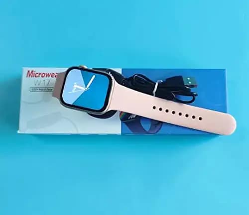 Bluetech Microwear Og W17 Smart Watch Series 7 with Sports & Fitness 1.62 Full Hd Display (Rose Gold)