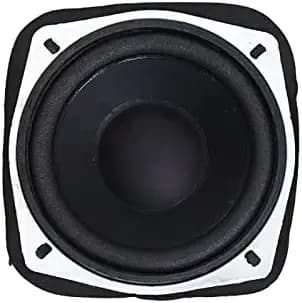QBM 4 Inch Subwoofer Speaker 4 ohm 20 Watt HiFi Woofer Deep Bass for Home Theater (Pack of 1)