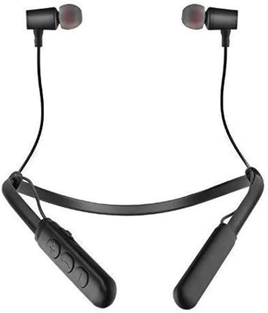 BONIFA B11 Wireless Neckband Bluetooth in Ear Earphone Headset Earbud Portable Headphone Handsfree Sports Running Sweatproof Compatible for All Smartphones (Multicolour)-01
