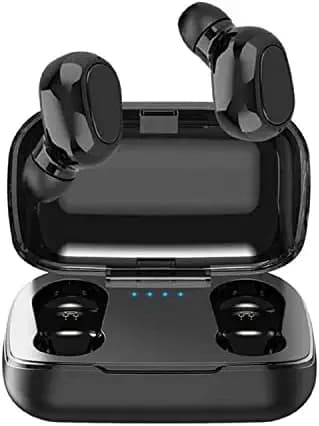 VALSH®TWS-L21 Earbuds with Wireless Charging Case Earbuds Bluetooth Headset Bluetooth Headset (Black)