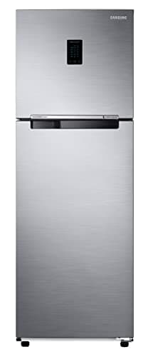Samsung 322L 2 Star Inverter Frost-Free Convertible 5 In 1 Double Door Refrigerator (RT37C4522S8/HL,Elegant Inox 2023 Model)
