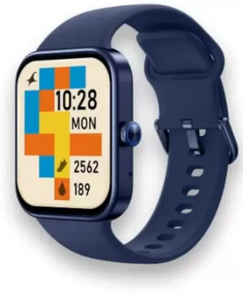 (Renewed) Fastrack Reflex Vox with 1.69" Super Bright HD Display,10 days Battery & 5 ATM Smartwatch  (Blue Strap, Free Size)