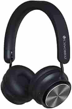 (Renewed) Zebronics Zeb-Bang PRO Bluetooth v5.0 Headphone, 30H Backup, Foldable Design, Call Function, Voice Assistant Feature, Built-in Rechargeable Battery, Type C Charging, 40mm Driver and AUX. (Black)