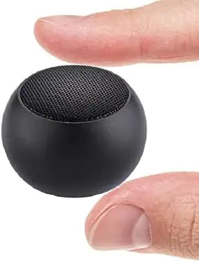 Rock Music M3 Colorful Wireless Bluetooth Speakers 3D Mini Electroplating Round Steel Speaker (Random Color)