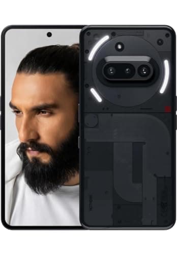 Nothing Phone (3A) 5G (Black, 8GB RAM, 128GB Storage) | Snapdragon 7s Gen 3 | 50MP+50MP+8MP Cameras | 32MP Front | 6.77 120Hz AMOLED | 5000mAh Battery...