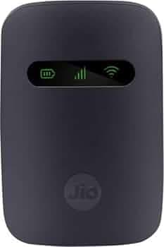 Jiofi WiFi Data Card 4G WiFi Dual_Band Hotspot - Support only Jio 4g Sim Card - (2600mah Battery+Data Cable, Charger) Portable WiFi Hotspot Dongle