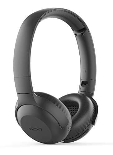 (Renewed) PHILIPS UpBeat TAUH202BK Wireless On Ear Headphone with Mic (Black) On-Ear