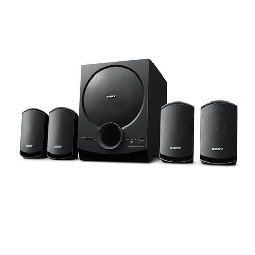 Sony New SA-D40M2 4.1ch Home Theatre Speaker with 100w Power Output and Powerful Subwoofer (Bluetooth, USB, AUX, Remote Control)