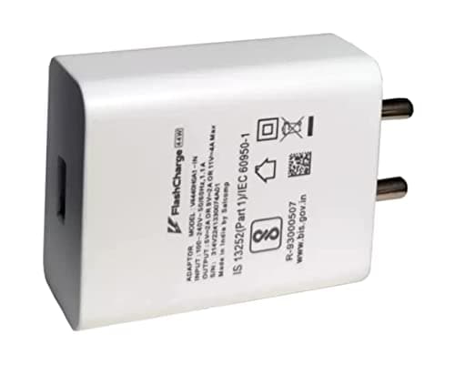 Original 44W Fast Charger Compatible for vivo iQOO Z5 5G, iQOO Z6 4G, iQOO Z6x, iQOO Z5 5g, iQOO Z5x 5G, iQOO Neo 3s| Qualcomm QC 3.0 Adaptive Fast Charging, VOOC, AFC Charging Adapter