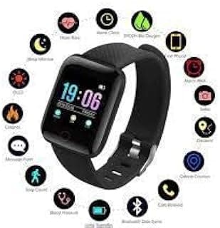 ID116 Smart Watch for Mens, Womens, Android Smartwatch Touch Screen Bluetooth Smart Watches for Android iOS Phones Wrist Phone Watch with SIM Card Slo