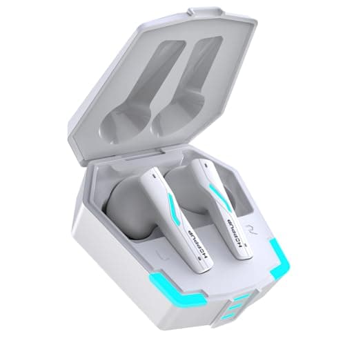 HOPPUP Predator Xo4 Gaming Earbuds with 50H Playtime| 35ms Low Latency Gaming Mode|13mm Drivers| Type c Fast Charging| Bluetooth 5.3| RGB LEDs Light| ...