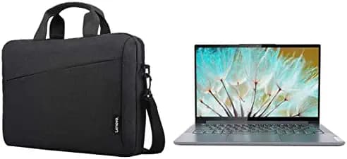 Lenovo Yoga Slim 7 11th Gen Intel i5 14"(35.56cm) FHD IPS Thin & Light Laptop (16GB/512GB SSD/Win11/MS2021/Intel Iris/Fingerprint Reader/1.36Kg), 82A300MBIN + 15.6" Laptop Briefcase